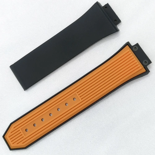 Hublot Sapphire Uyumlu Silikon Saat Kordonu - 22mm Klips