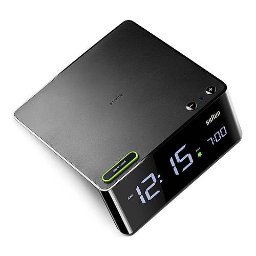 BRAUN BC16BEU S�YAH VA LCD EKRAN D�J�TAL ALARMLI MASA SAAT�