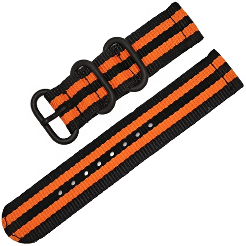 Chronexis 22mm Ak�ll� Pimli Perlon Tactical Sport Saat Kordonu - 10 Renk