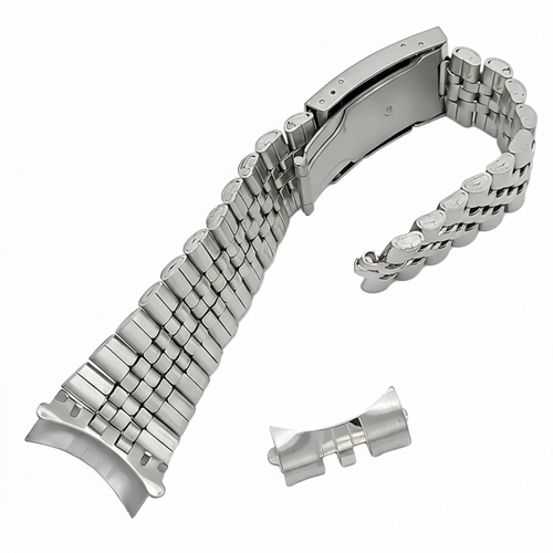 20-22mm Bicolor Folded Link Jubilee Model B�kme �elik Saat Kordonu