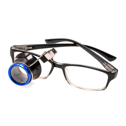 Saat�i Klipsli G�zl�k Tipi B�y�te� Lup 3X Tek Lens