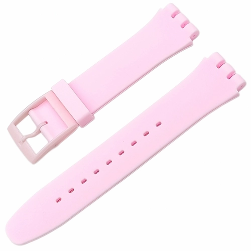 Swatch Uyumlu 19 mm Soft Touch Rubber Silikon Saat Kordonu