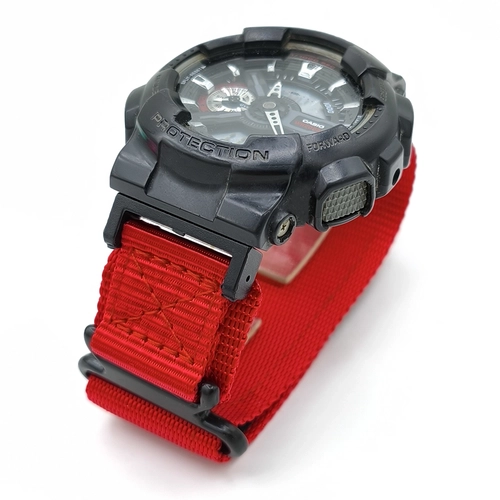 22mm Crtl Spor Tekstil Dokuma Saat Kordonu  Outdoor Stil