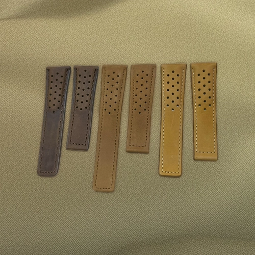 Hakiki Set Deri Tag Heuer Uyumlu Saat Kordonu 24x20 mm 3 Renk Seenek