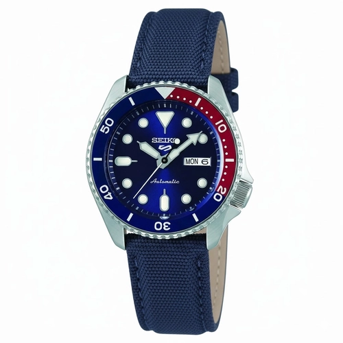 22mm Dokuma �rg� Tekstil Saat Kordonu - Hakiki Deri Arka K�s�m, 5 Renk Se�enek