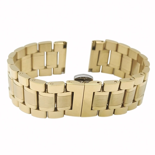 Alt�n Rengi 316L Paslanmaz �elik Saat Kordonu 20-22-24mm