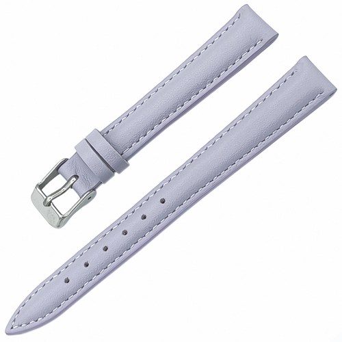 Saat Kordonu Hakiki Deri Yerli �retim 14mm Lila Desensiz