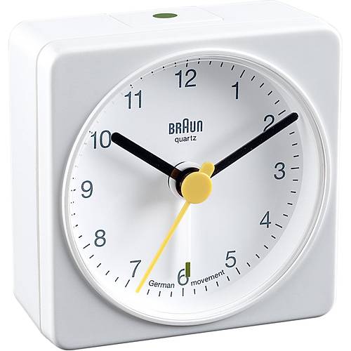 BRAUN BNC002WHWH ALARMLI MASA SAAT� BEYAZ KARE