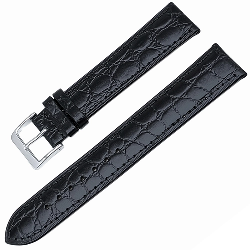 RC Hector Hakiki Deri Klasik Saat Kordonu Siyah � 20mm - XL