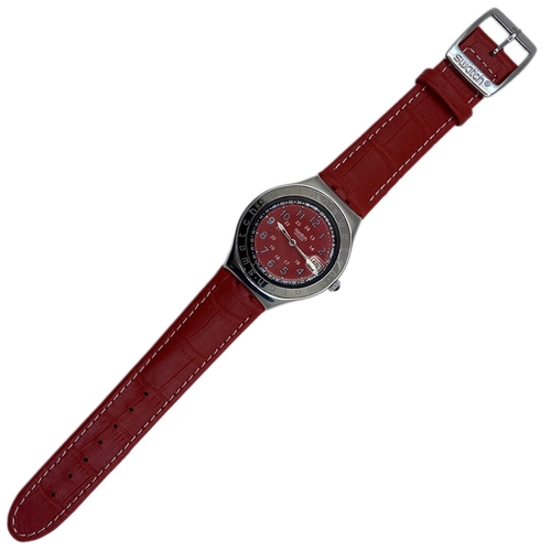 Swatch - YGS408C Hakiki Deri Saat Kay��� | �zel El Yap�m� �retim