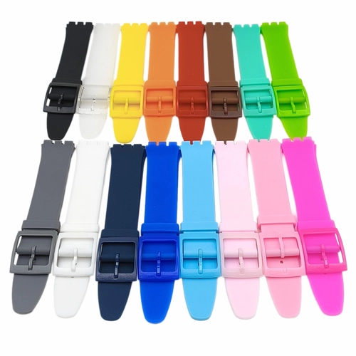 Swatch Uyumlu 16mm Silikon Saat Kordonu 16 Renk Seenek