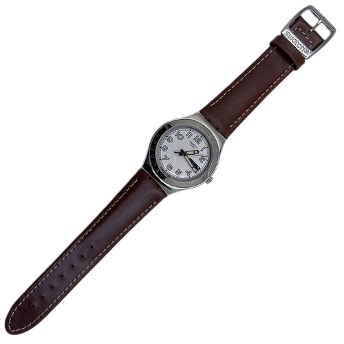 Swatch - YSG732 Hakiki Deri Saat Kay��� | �zel El Yap�m� �retim