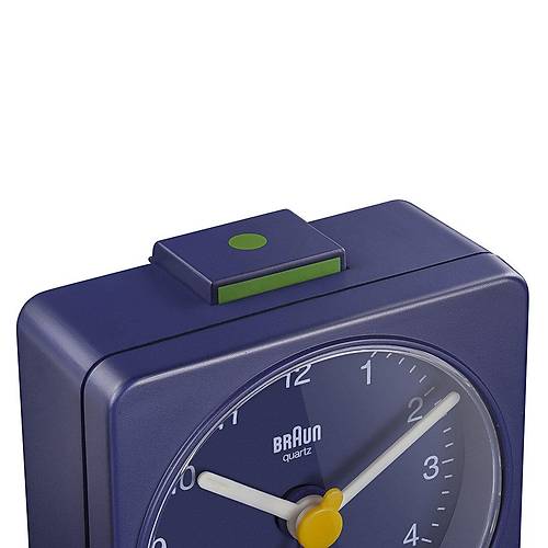 BRAUN BC02BL MAV� KLAS�K SEYAHAT ANALOG ALARMLI MASA SAAT�