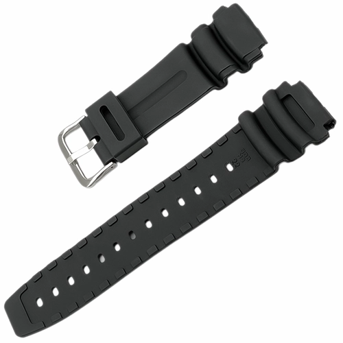 Rezin (PU/TPU) Siyah Dalg�� Saat Kordonu 20-22-24mm �elik Tokal�