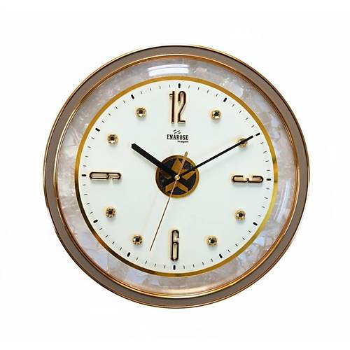 Enarose Bombe Caml Duvar Saati A5234451 Ash