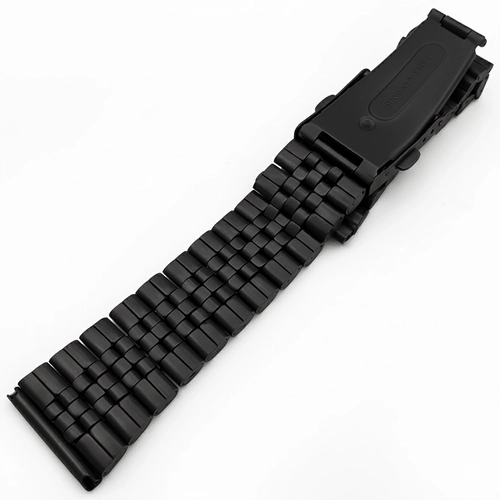 Siyah Folded Link Jubilee Model B�kme �elik Saat Kordonu 18-20-22mm