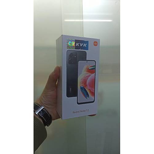 Xiaomi Redmi Note 12 Siyah 128 GB 6 GB Ram (Xiaomi Türkiye Garantili)