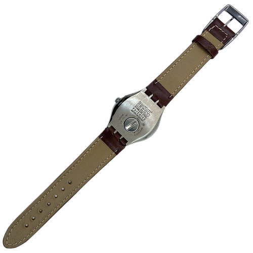 Swatch - YSG732 Hakiki Deri Saat Kay��� | �zel El Yap�m� �retim