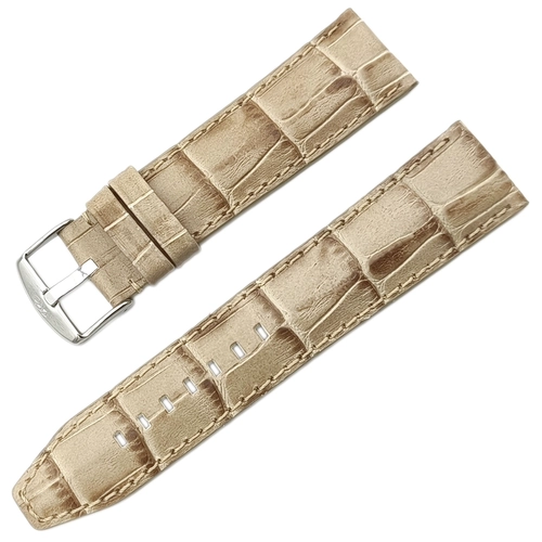 ZRC Alligator Grain Bej Saat Kordonu 22mm � El ���ili�i