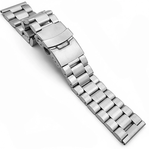 Solid 316L �elik Mat Saat Kordonu A Kalite 22mm ZR22M-SL