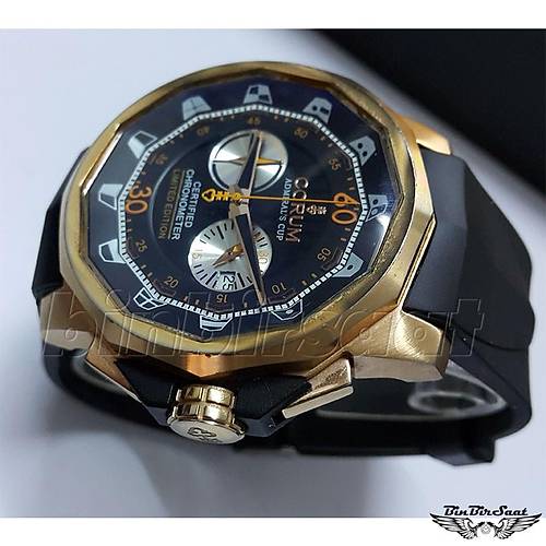 Corum Admiral's Cup Uyumlu Silikon Saat Kordonu 24mm
