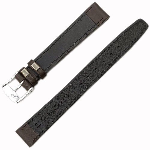 ZRC (Zuccolo Rochet & Cie) Hakiki Deri Saat Kordonu 14mm Kahverengi