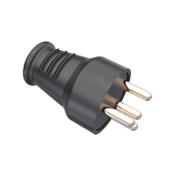 3x25A Trifaze Kauçuk Düz Fiş BK6-2504-4011 BEMİS - Doğuş Elektrik