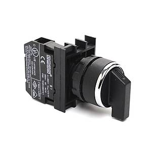 B100S20 22mm 1NA Kontakl� 0-1 Kal�c� Mandall� Start Butonu EMAS