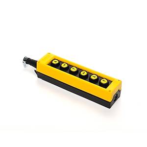 PVK6E 6 Butonlu Mekanik Kilitlemeli Yayl� Tek H�z Vin� Kumanda Kutusu EMAS