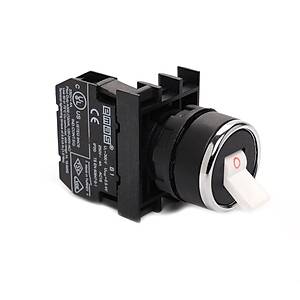 B100C 22mm 1NA Kontakl� Mandall� Kal�c� Start Butonu EMAS