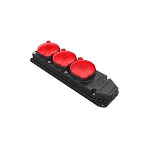 3x25A 3'l� Trifaze Kau�uk Grup Priz BK6-2504-4615 BEM�S