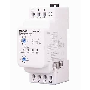 MKC-05 Faz S�ral� Ayarlanabilir Asimetrili Motor (Faz) Koruma R�lesi ENTES