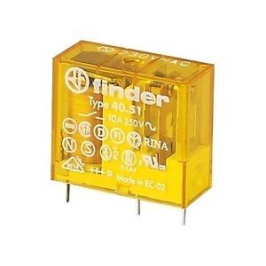 40.51 24VAC 10A 1CO (SPDT) Kontakl� PCB R�le FINDER