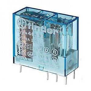 40.52 24VDC 8A 2CO (DPDT) Kontakl� PCB R�le FINDER