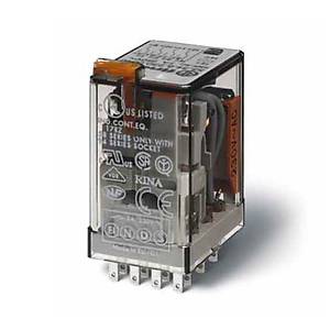 55.34 24VAC 7A 4CO (4PDT) Kontakl� Genel Ama�l� R�le FINDER