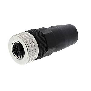 M12 4 Pinli D�z Konnekt�r XZCC12FDM40B TELEMECANIQUE