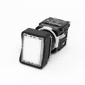 D100DDB 16mm 1NA Kontakl� Dikd�rtgen Yayl� Start Butonu EMAS