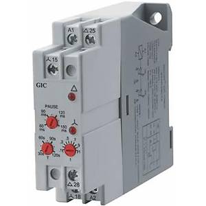 2AJDT1 24-240V AC/DC Asimetrik Fla��rl� Zaman R�lesi GIC