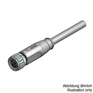 M8 3 Pinli 2m Kablolu D�z Konnekt�r 42-10000 CONEC