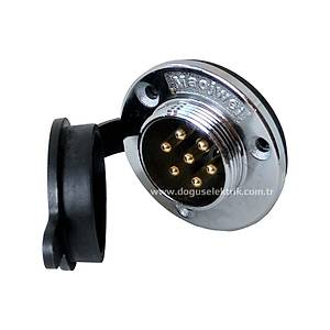 6 Pinli Makine Erkek Metal Konnekt�r 30M-6E MAOJWEI