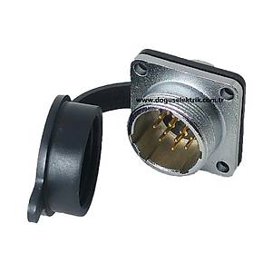 12 Pinli Makine Erkek Metal Konnekt�r P20-12B MAOJWEI