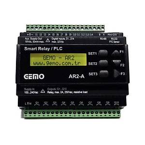 AR2-A-24VDC-12D2A Programlanabilir Ak�ll� R�le GEMO