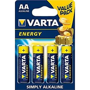 AA 1.5V Alkalin Kalem Pil (4'l� Paket) VARTA