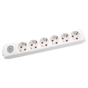 6'l� �ocuk Korumal� Kablosuz Anahtarl� Grup Priz 90117600 Multi-let V�KO