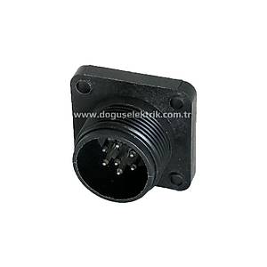 7 Pinli Makine Erkek Konnekt�r IP67 J12-7B MAOJWEI