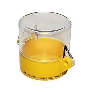 22mm Butonlar ��in Kapakl� �effaf Muhafaza EBK-G BUTTO