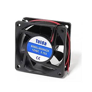 60x60x25mm 12VDC Kare Fan TAIDA