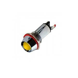 8mm 220VAC Sar� Ledli Metal Sinyal Lambas� C8S GWEST