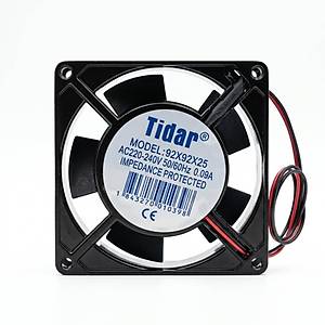 92x92x25mm 220VAC Kare Fan TIDAR