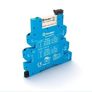 39.01 24VDC Slim R�le + Soket (PLC R�lesi) FINDER